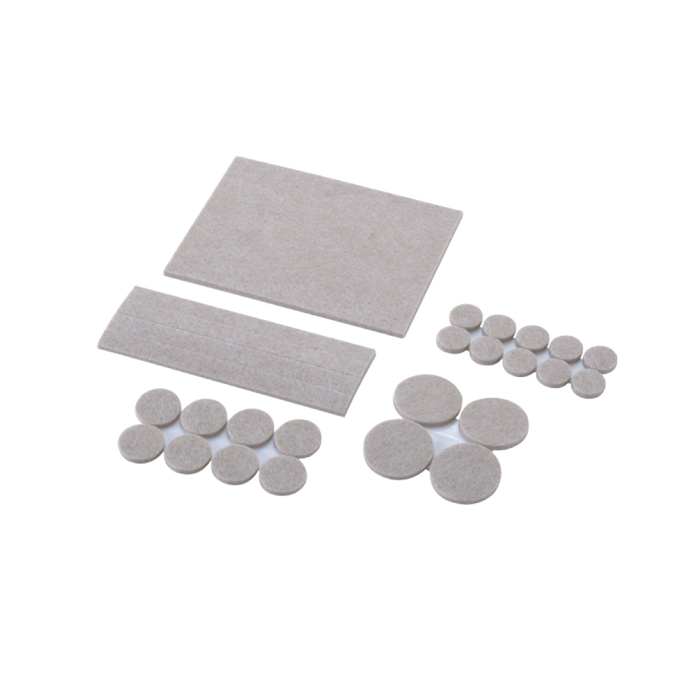 H.D. Felt Pad Assorted w/Self-Adhesive