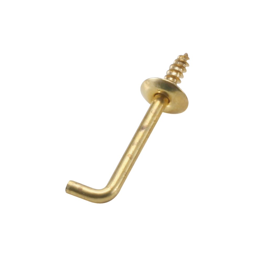 Solid Brass Square Hook (L Shape Hook)